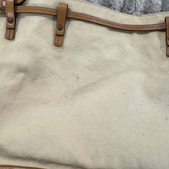 Authentic Gucci 1955 Horsebit Leather & Canvas Tote by Tom Ford - Picture 5 of 11